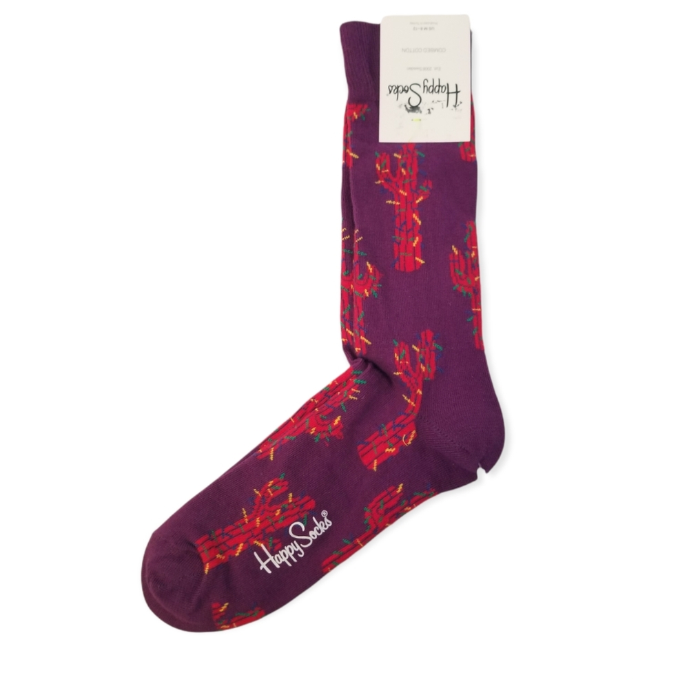 Happy Socks Cactus Socks NWT! Size Medium 8-12 - Picture 3 of 6